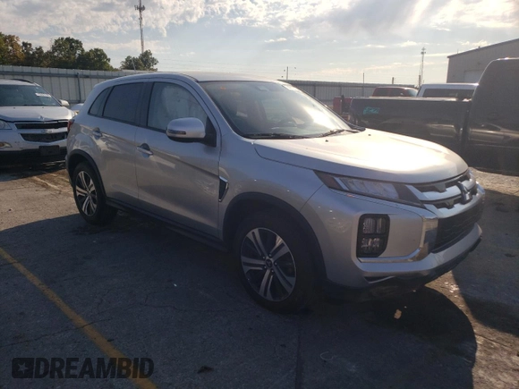 2021 Mitsubishi Outlander Sport SE with VIN JA4APVAU2MU017809, listed as a Copart auction lot 74260364 with 53,745 mi miles and Salvage Title. Bid and sale history available at carsss.com. Image 4.