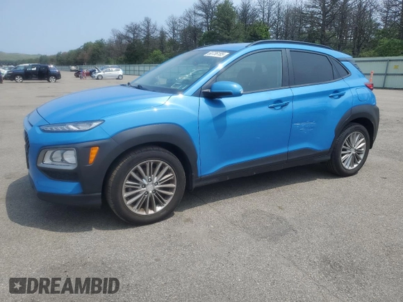2020 Hyundai Kona SEL with VIN KM8K2CAA4LU569695, listed as a Copart auction lot 60736185 with 63,782 mi miles and Salvage title. Bid and sale history available at DreamBid. Image 1.