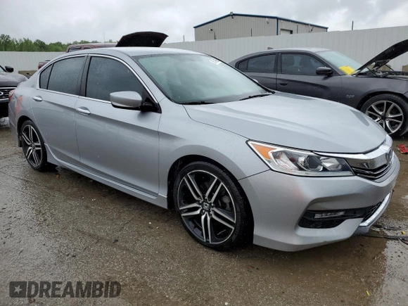 2016 Honda Accord Sport z VIN 1HGCR2F50GA165666, wystawiony jako Copart lot #55436655 z przebiegiem 167 961 mil mil oraz Nie do naprawy • Non repairable. Historia ofert i sprzedaży dostępna na DreamBid. Obrazek 4.