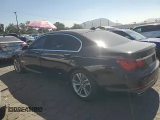 2015 BMW 7 Series 740Li with VIN WBAYE4C59FD947328, listed as a Copart auction lot 68987863 with 117,312 mi miles and . Bid and sale history available at DreamBid. Image 2.