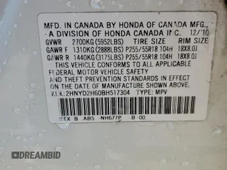 2011 Acura MDX Tech Pkg with VIN 2HNYD2H60BH517304, listed as a Copart auction lot 45203925 with 202,203 mi miles and Salvage Title. Bid and sale history available at carsss.com. Image 13.