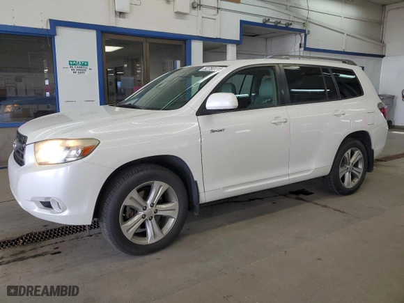 2009 Toyota Highlander Sport with VIN JTEES43A492118531, listed as a Copart auction lot 52783115 with 179,710 mi miles and Salvage Title. Bid and sale history available at carsss.com. Image 1.