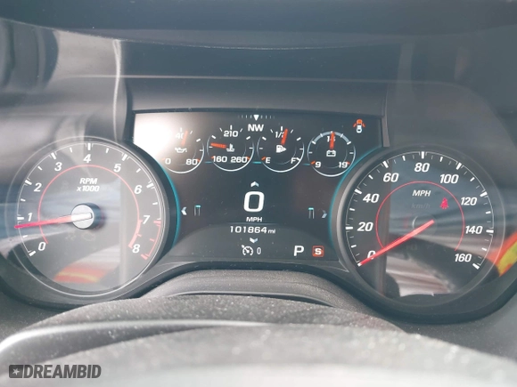 2016 Chevrolet Camaro 2LT with VIN 1G1FD1RS0G0139038, listed as a IAAI auction lot 41888250 with 101,864 mi miles. Bid and sale history available at carsss.com. Image 15.