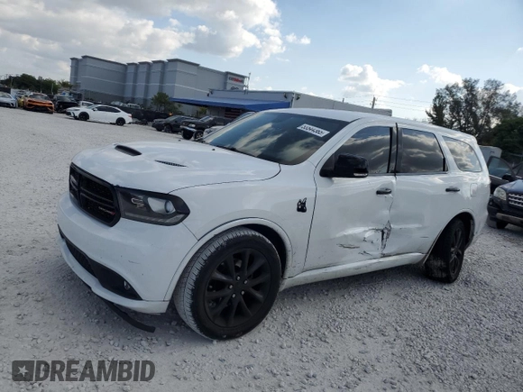 2017 Dodge Durango R/T with VIN 1C4SDHCT7HC936581, listed as a Copart auction lot 53544365 with 126,393 mi miles and Salvage title. Bid and sale history available at DreamBid. Image 1.