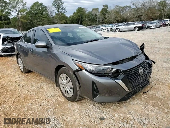 2024 Nissan Sentra S with VIN 3N1AB8BV1RY363032, listed as a Copart auction lot 88703945 with 7,029 mi miles and Salvage Title. Bid and sale history available at carsss.com. Image 10.
