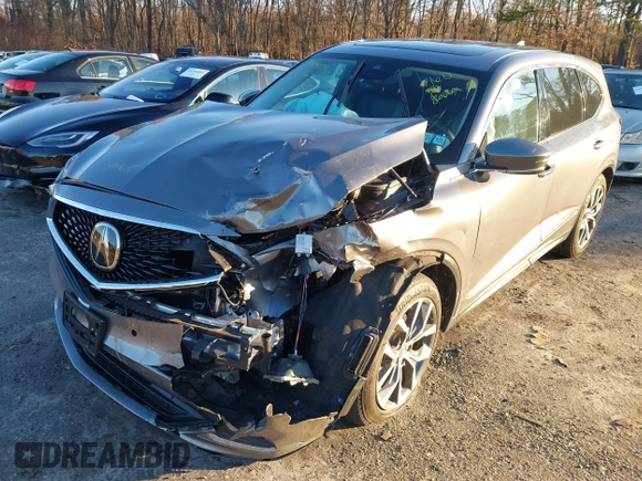 2023 Acura MDX w/Technology Package with VIN 5J8YE1H43PL039614, listed as a IAAI auction lot 41193984 with 9,677 mi miles. Bid and sale history available at carsss.com. Image 6.
