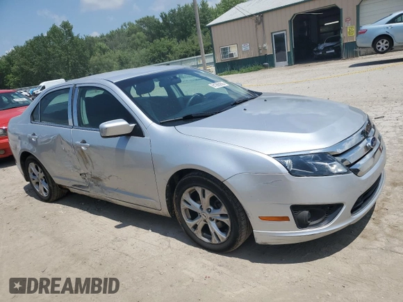 2012 Ford Fusion SE with VIN 3FAHP0HA1CR146333, listed as a Copart auction lot 61265935 with 158,480 mi miles and Salvage title. Bid and sale history available at DreamBid. Image 4.