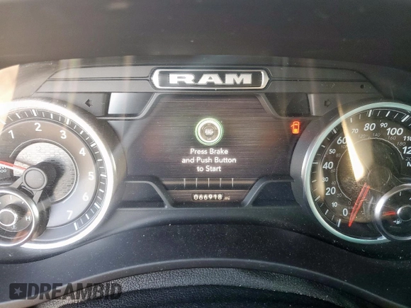 2022 Ram 2500 Laramie with VIN 3C6UR5FJ4NG306343, listed as a Copart auction lot 58817845 with 66,918 mi miles and Salvage title. Bid and sale history available at DreamBid. Image 9.