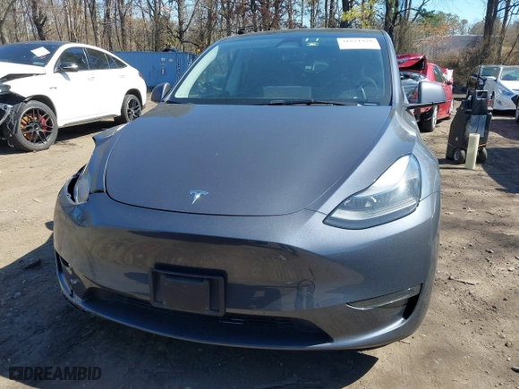2023 Tesla Model Y Long Range with VIN 7SAYGDEEXPA175104, listed as a IAAI auction lot 41821928 with 52,791 mi miles. Bid and sale history available at carsss.com. Image 12.