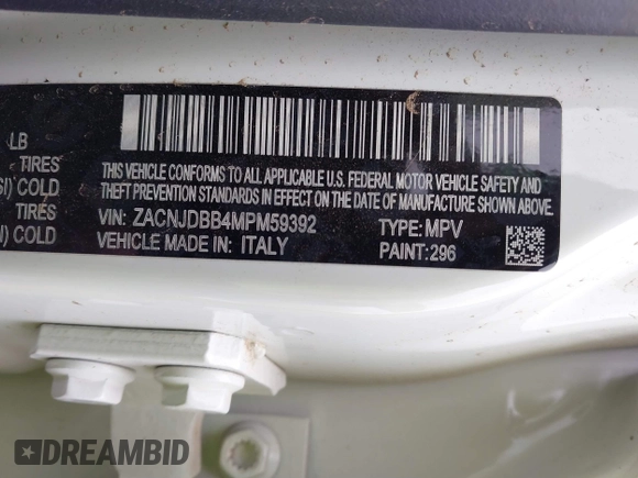2021 Jeep Renegade Islander z VIN ZACNJDBB4MPM59392, wystawiony jako IAAI lot #41833423 z przebiegiem 16 202 mil mil oraz . Historia ofert i sprzedaży dostępna na DreamBid. Obrazek 9.