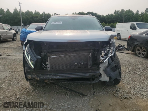 2023 Volkswagen Atlas SEL R-Line Black with VIN 1V2SR2CA1PC523727, listed as a Copart auction lot 58969365 with 27,169 mi miles and Salvage title. Bid and sale history available at DreamBid. Image 5.
