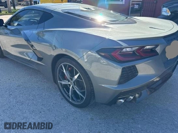 2022 Chevrolet Corvette 2LT with VIN 1G1YB2D47N5110763, listed as a Copart auction lot 81066264 with 13,845 mi miles and Salvage Title. Bid and sale history available at carsss.com. Image 3.