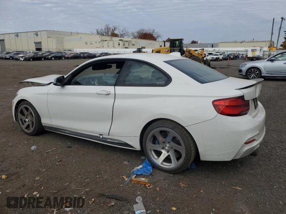 2018 BMW 2 Series M240i with VIN WBA2J5C56JVB28001, listed as a Copart auction lot 77845314 with 0 mi miles and Salvage Title. Bid and sale history available at carsss.com. Image 2.