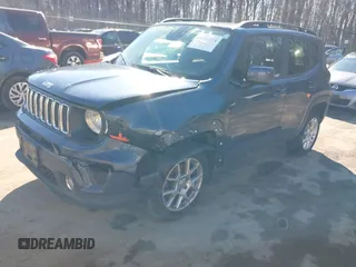 2020 Jeep Renegade Latitude with VIN ZACNJBBB9LPL85731, listed as a IAAI auction lot 41589574 with 73,613 mi miles. Bid and sale history available at carsss.com. Image 17.