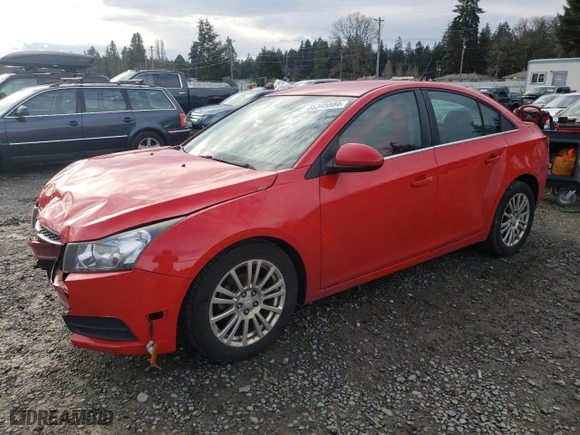 2014 Chevrolet Cruze ECO with VIN 1G1PJ5SB5E7272350, listed as a Copart auction lot 85345804 with 168,133 mi miles and Salvage Title. Bid and sale history available at carsss.com. Image 1.