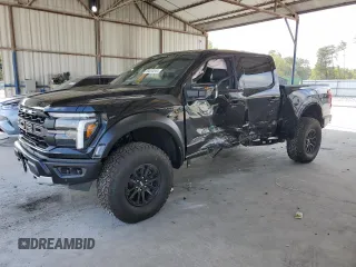 2024 Ford F-150 Raptor with VIN 1FTFW1RG7RFA04247, listed as a Copart auction lot 69034844 with 2,058 mi miles and Salvage Title. Bid and sale history available at carsss.com. Image 1.