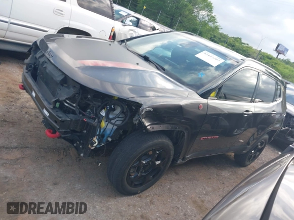 2023 Jeep Compass Trailhawk with VIN 3C4NJDDNXPT536872, listed as a IAAI auction lot 42437282 with 28,293 mi miles and . Bid and sale history available at DreamBid. Image 14.