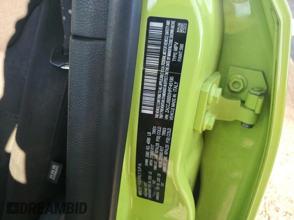 2017 Jeep Renegade Latitude with VIN ZACCJBBB0HPF45190, listed as a Copart auction lot 83895354 with 87,259 mi miles and Non Repairable. Bid and sale history available at carsss.com. Image 12.