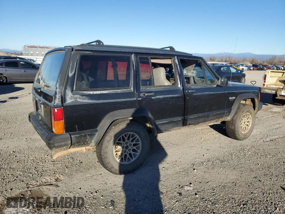 1996 Jeep Cherokee Sport with VIN 1J4FJ68SXTL274898, listed as a Copart auction lot 87676505 with 258,358 mi miles and Salvage Title. Bid and sale history available at carsss.com. Image 3.