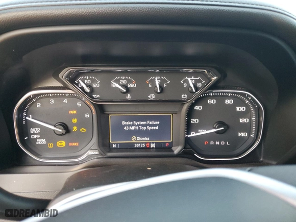 2022 GMC Sierra 1500 Limited SLT with VIN 1GTU9DET3NZ209690, listed as a Copart auction lot 88493815 with 38,125 mi miles and Salvage Title. Bid and sale history available at carsss.com. Image 9.
