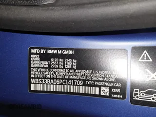 2023 BMW M4 Competition xDrive with VIN WBS33BA06PCL41709, listed as a IAAI auction lot 42395952 with 24,066 mi miles and . Bid and sale history available at DreamBid. Image 9.