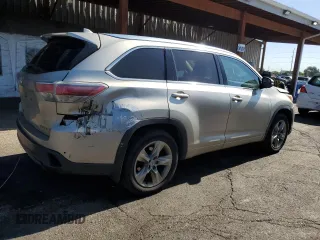 2015 Toyota Highlander Limited with VIN 5TDDKRFH4FS212497, listed as a Copart auction lot 63467635 with 492,359 mi miles and Salvage title. Bid and sale history available at DreamBid. Image 3.