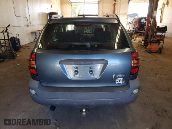 2007 Pontiac Vibe with VIN 5Y2SL65877Z434083, listed as a Copart auction lot 72980114 with 247,728 mi miles and Salvage Title. Bid and sale history available at carsss.com. Image 6.