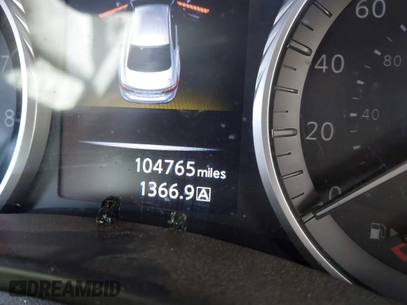 2018 Infiniti Q50 Sport with VIN JN1EV7AP5JM366187, listed as a IAAI auction lot 40753223 with 104,765 mi miles and . Bid and sale history available at carsss.com. Image 7.