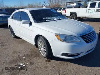 2012 Chrysler 200 LX with VIN 1C3CCBAB4CN317548, listed as a IAAI auction lot 41215213 with 140,497 mi miles. Bid and sale history available at carsss.com. Image 1.