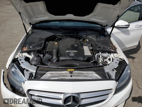 2017 Mercedes-Benz C 300 with VIN 55SWF4KB9HU213880, listed as a Copart auction lot 52510285 with 86,383 mi miles and Salvage Title. Bid and sale history available at carsss.com. Image 11.