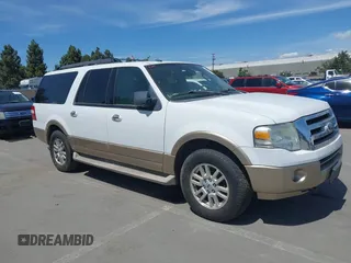 2011 Ford Expedition Max XLT z VIN 1FMJK1J54BEF41410, wystawiony jako IAAI lot #42278182 z przebiegiem 123 721 mil mil oraz . Historia ofert i sprzedaży dostępna na DreamBid. Obrazek 1.