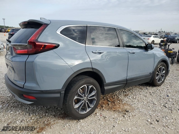 2021 Honda CR-V EX-L with VIN 7FARW1H83ME024245, listed as a Copart auction lot 45132605 with 38,858 mi miles and Salvage Title. Bid and sale history available at carsss.com. Image 3.