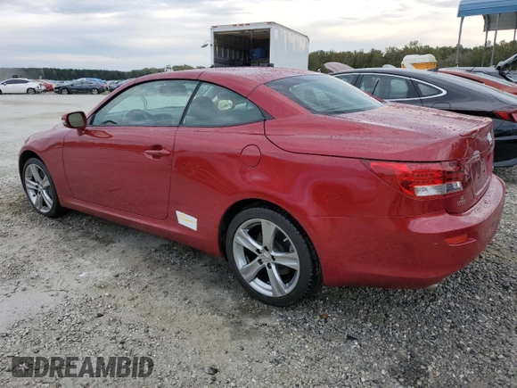 2012 Lexus IS 350 C с VIN JTHFE2C23C2507714, выставлен на аукционе Copart как лот 74383924 с пробегом 76 730 миль миль и Списание • Salvage title. История ставок и продаж доступна на DreamBid. Изображение 2.