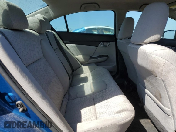 2015 Honda Civic LX with VIN 2HGFB2F57FH558226, listed as a Copart auction lot 54951525 with Not provided miles and Salvage title. Bid and sale history available at DreamBid. Image 10.