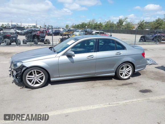 2013 Mercedes-Benz C-Class C 250 Sport with VIN WDDGF4HBXDA791251, listed as a IAAI auction lot 41917045 with 154,014 mi miles. Bid and sale history available at carsss.com. Image 15.