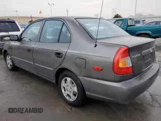 2002 Hyundai Accent GL with VIN KMHCG45C72U269610, listed as a Copart auction lot 80362953 with 89,481 mi miles and Salvage Title. Bid and sale history available at carsss.com. Image 2.