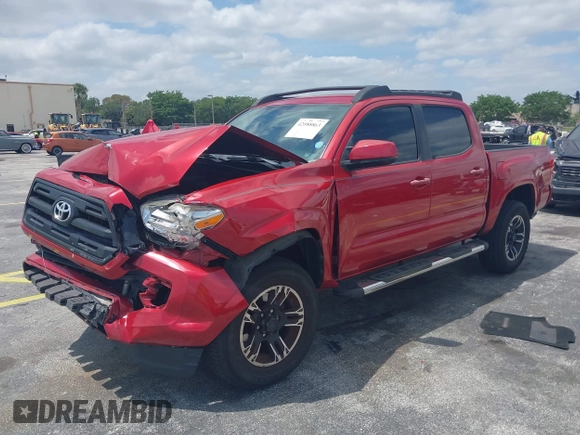 2016 Toyota Tacoma SR5 with VIN 5TFAX5GNXGX054633, listed as a IAAI auction lot 42088863 with 105,184 mi miles and . Bid and sale history available at DreamBid. Image 17.