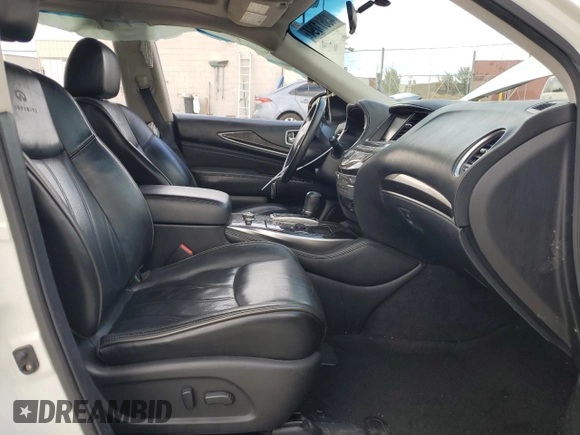 2013 Infiniti JX35 with VIN 5N1AL0MN1DC330988, listed as a Copart auction lot 43611794 with 191,060 mi miles and Salvage Title. Bid and sale history available at carsss.com. Image 7.