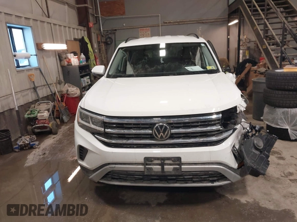 2023 Volkswagen Atlas SE with VIN 1V2HR2CA6PC510823, listed as a IAAI auction lot 41576865 with 22,991 mi miles and . Bid and sale history available at DreamBid. Image 12.