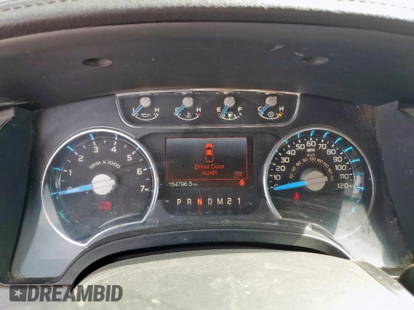 2014 Ford F-150 XL with VIN 1FTFW1ET8EKD30451, listed as a Copart auction lot 54857285 with 154,796 mi miles and Clean Title. Bid and sale history available at carsss.com. Image 9.