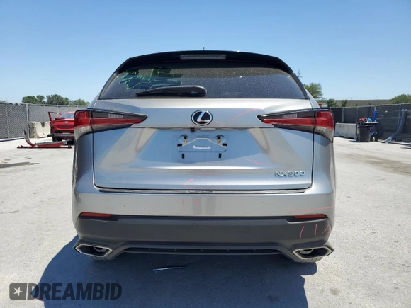 2019 Lexus NX 300 with VIN JTJYARBZ7K2156749, listed as a Copart auction lot 53250905 with 60,174 mi miles and Salvage title. Bid and sale history available at DreamBid. Image 6.