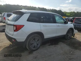 2021 Honda Passport EX-L with VIN 5FNYF7H52MB005038, listed as a Copart auction lot 53276325 with 50,755 mi miles and Salvage Title. Bid and sale history available at DreamBid. Image 3.