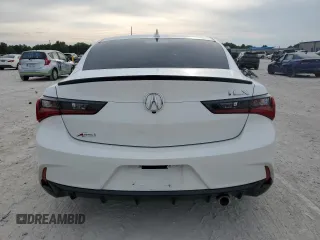 2022 Acura ILX w/Premium/A-Spec Package with VIN 19UDE2F86NA006691, listed as a Copart auction lot 50489625 with 0 mi miles and Non Repairable. Bid and sale history available at carsss.com. Image 6.