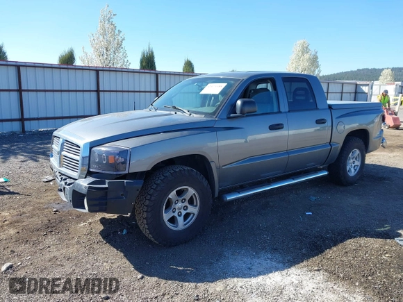 2005 Dodge Dakota SLT with VIN 1D7HW48N25S133725, listed as a IAAI auction lot 42074588 with 163,090 mi miles. Bid and sale history available at carsss.com. Image 17.