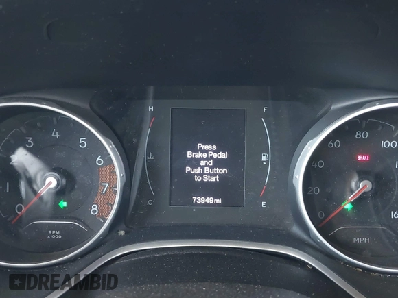2019 Jeep Compass Altitude z VIN 3C4NJCBB7KT833187, wystawiony jako IAAI lot #41852079 z przebiegiem 73 949 mil mil oraz . Historia ofert i sprzedaży dostępna na DreamBid. Obrazek 7.