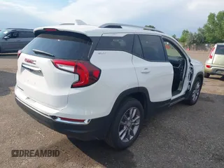 2023 GMC Terrain SLT with VIN 3GKALPEG4PL233861, listed as a IAAI auction lot 42687573 with 55,987 mi miles and . Bid and sale history available at DreamBid. Image 4.
