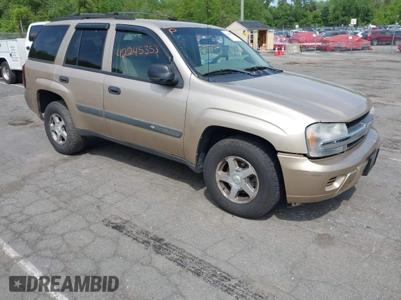 2004 Chevrolet TrailBlazer LS with VIN 1GNDT13S842241592, listed as a IAAI auction lot 42245353 with 115,691 mi miles and . Bid and sale history available at DreamBid. Image 1.
