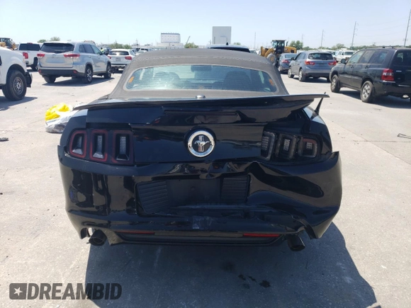 2014 Ford Mustang V6 with VIN 1ZVBP8EM6E5305623, listed as a Copart auction lot 51074235 with 61,431 mi miles and Salvage Title. Bid and sale history available at carsss.com. Image 6.