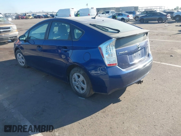 2010 Toyota Prius II with VIN JTDKN3DU6A0018271, listed as a IAAI auction lot 40429739 with 262,133 mi miles. Bid and sale history available at carsss.com. Image 3.