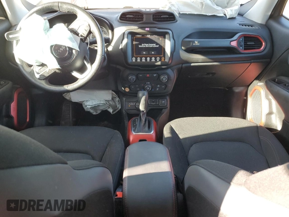 2018 Jeep Renegade Trailhawk with VIN ZACCJBCB1JPH97521, listed as a Copart auction lot 48514775 with 68,612 mi miles and Salvage Title. Bid and sale history available at carsss.com. Image 8.